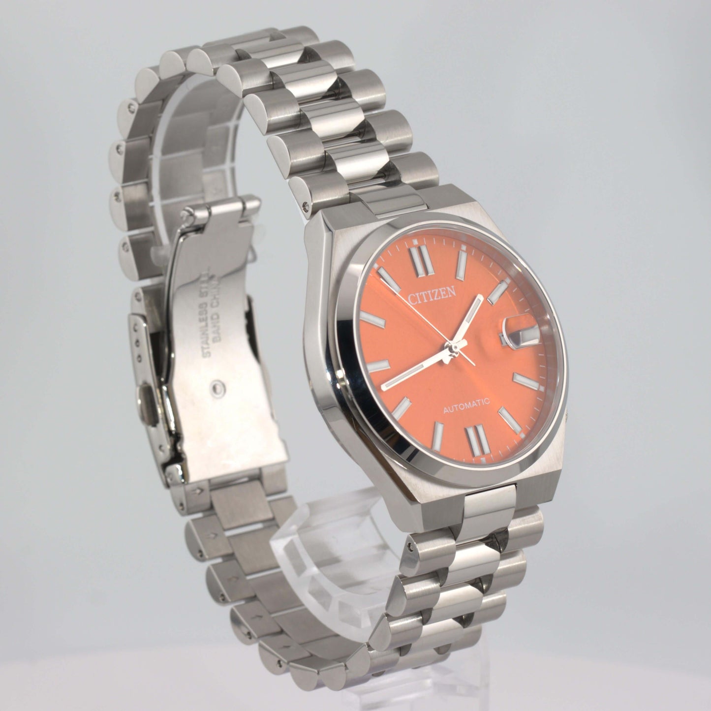 Citizen Tsuyosa Automatic Orange Sunray Dial NJ0151-53Z
