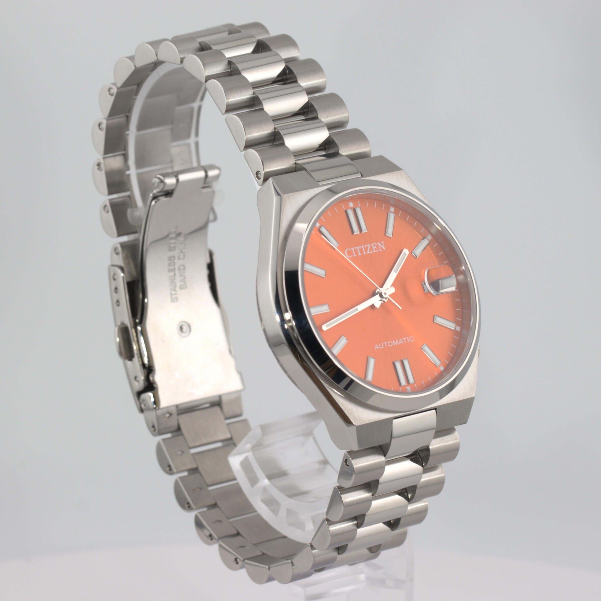 Citizen Tsuyosa Automatic Orange Sunray Dial NJ0151-53Z