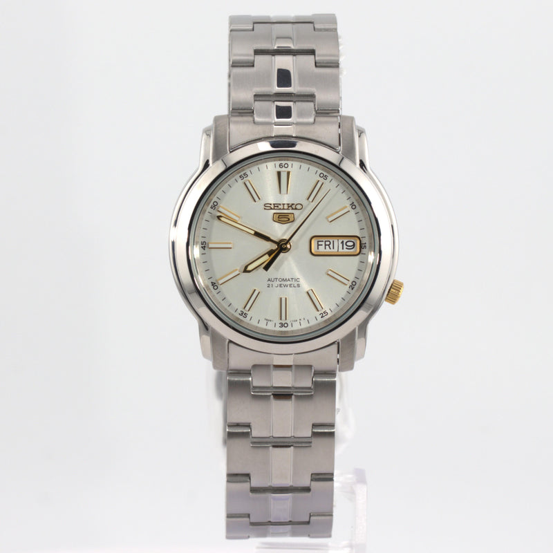 Seiko SNKL77K1 White Dial Seiko 5 Automatic Watch
