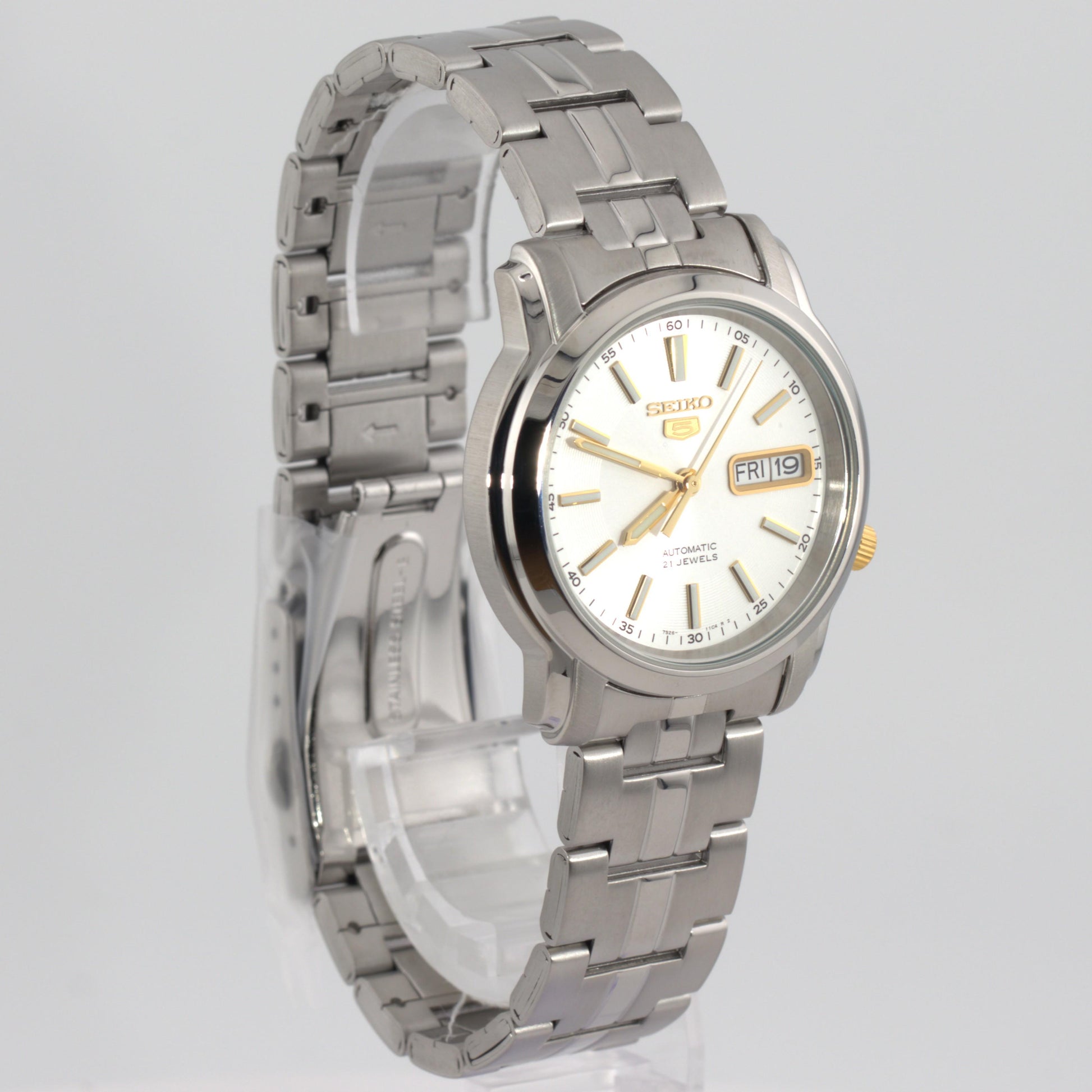 Seiko SNKL77K1 White Dial Seiko 5 Automatic Watch