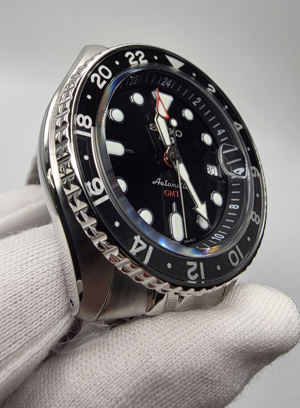 Seiko 5 Five Sports SKX GMT Automatic Watch 100m Black Dial