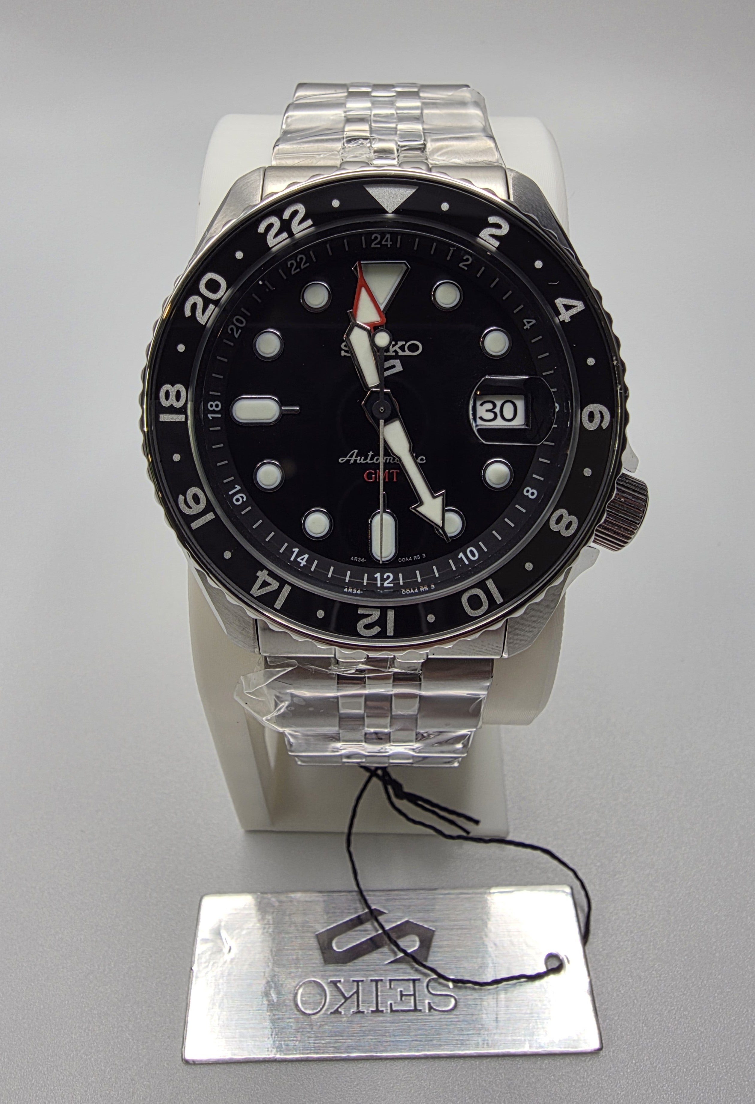 Seiko 5 Five Sports SKX GMT Automatic Watch 100m Black Dial