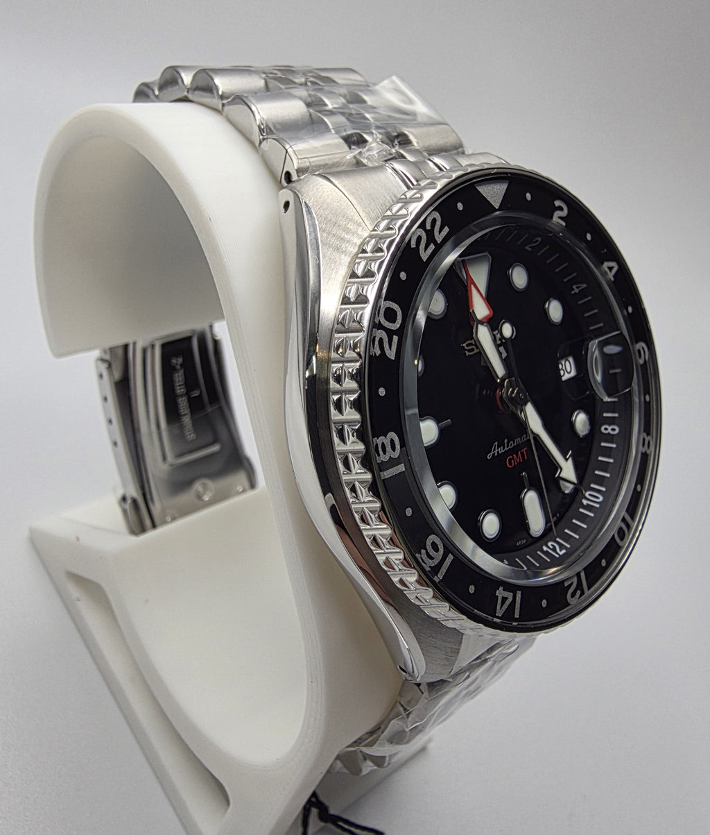 Seiko 5 Five Sports SKX GMT Automatic Watch 100m Black Dial