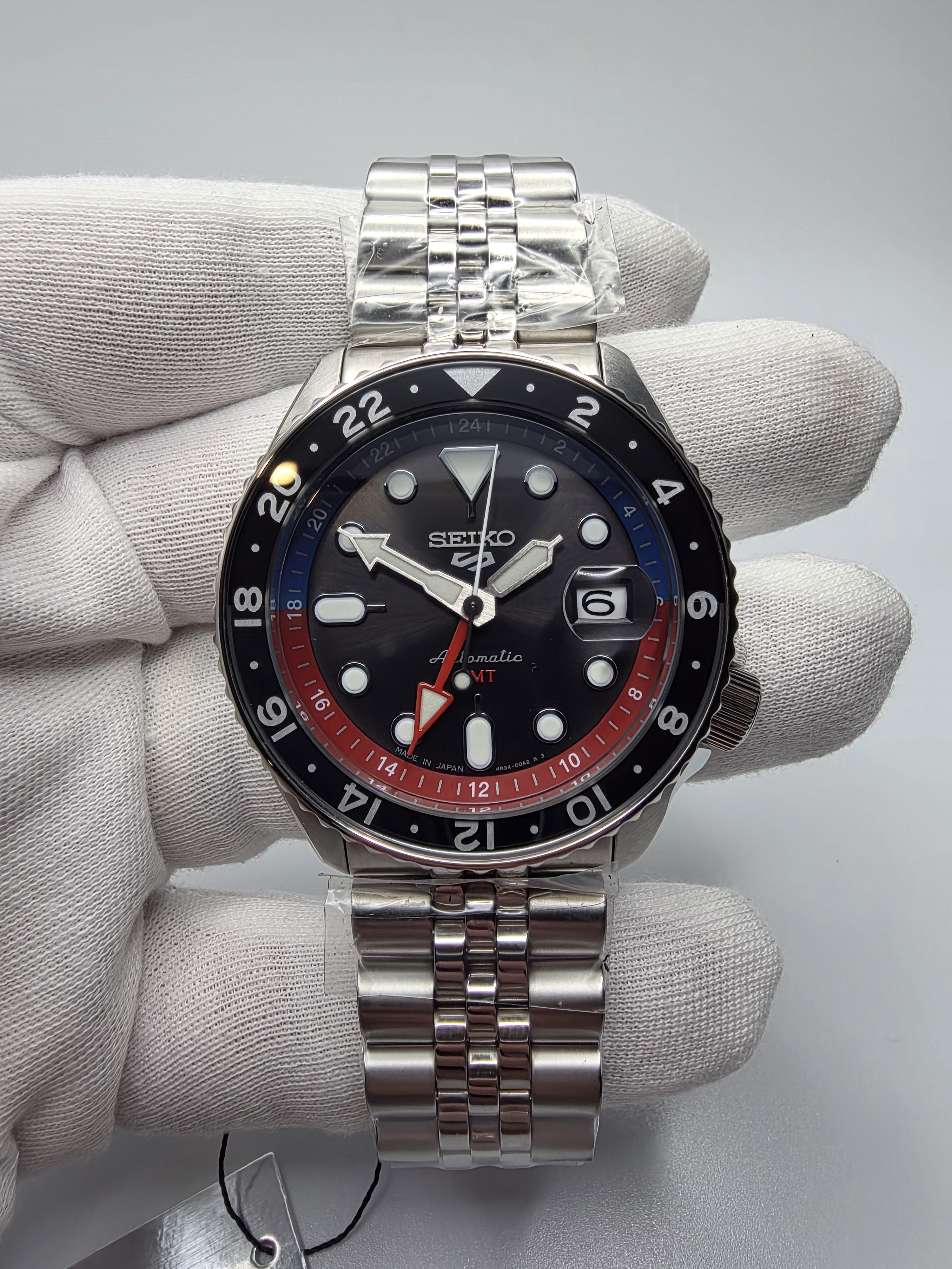 Seiko 5 Sports SKX Sports GMT Series Steel Bracelet Men's Watch