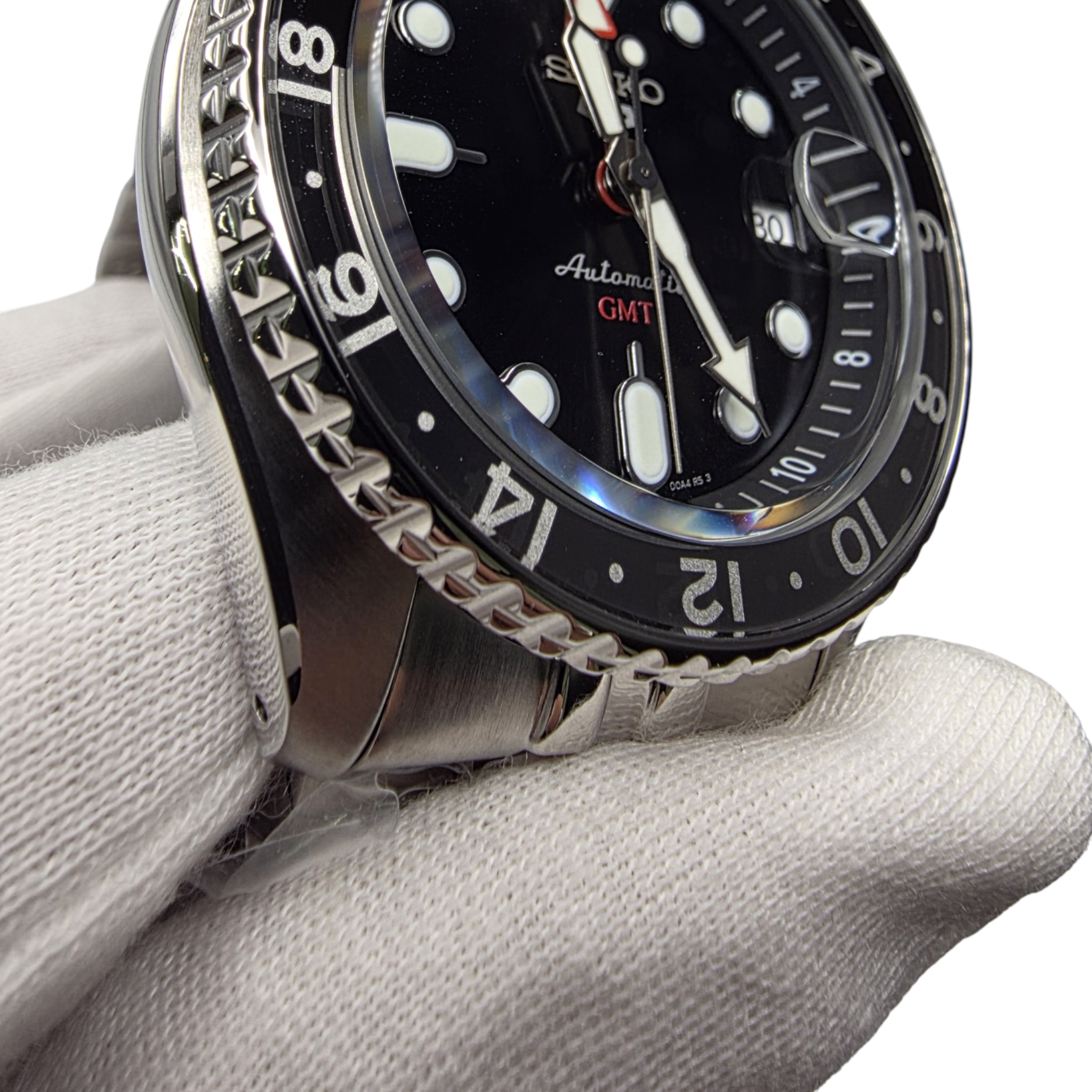 Seiko 5 Five Sports SKX GMT Automatic Watch 100m Black Dial