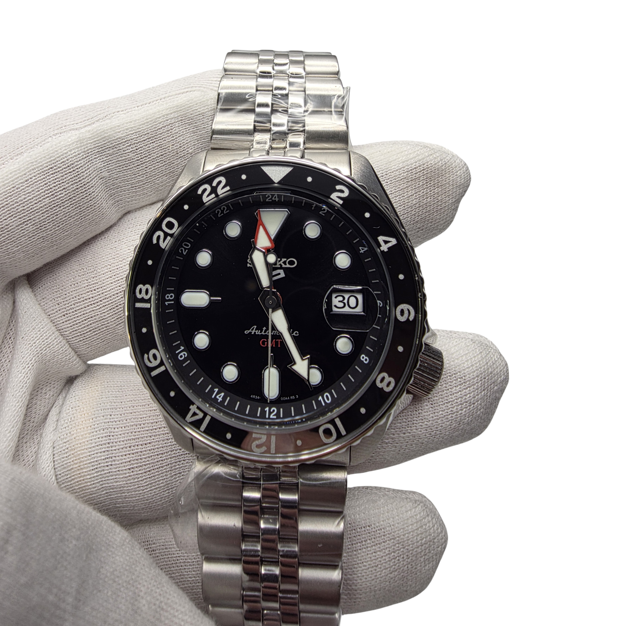 Seiko 5 Five Sports SKX GMT Automatic Watch 100m Black Dial