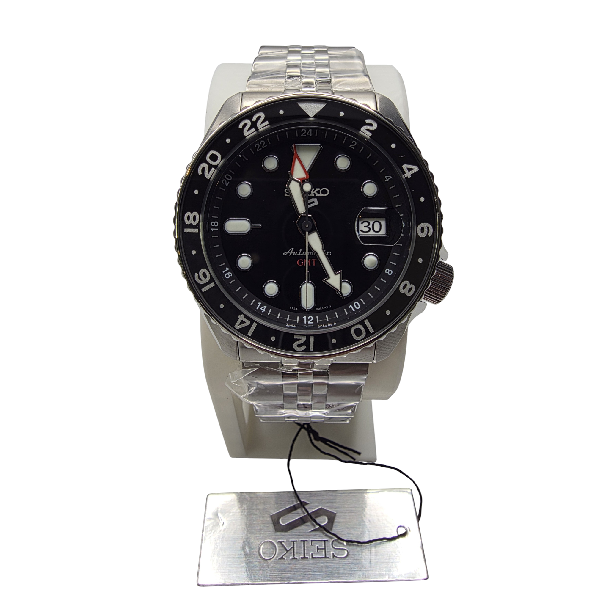 Seiko 5 Five Sports SKX GMT Automatic Watch 100m Black Dial