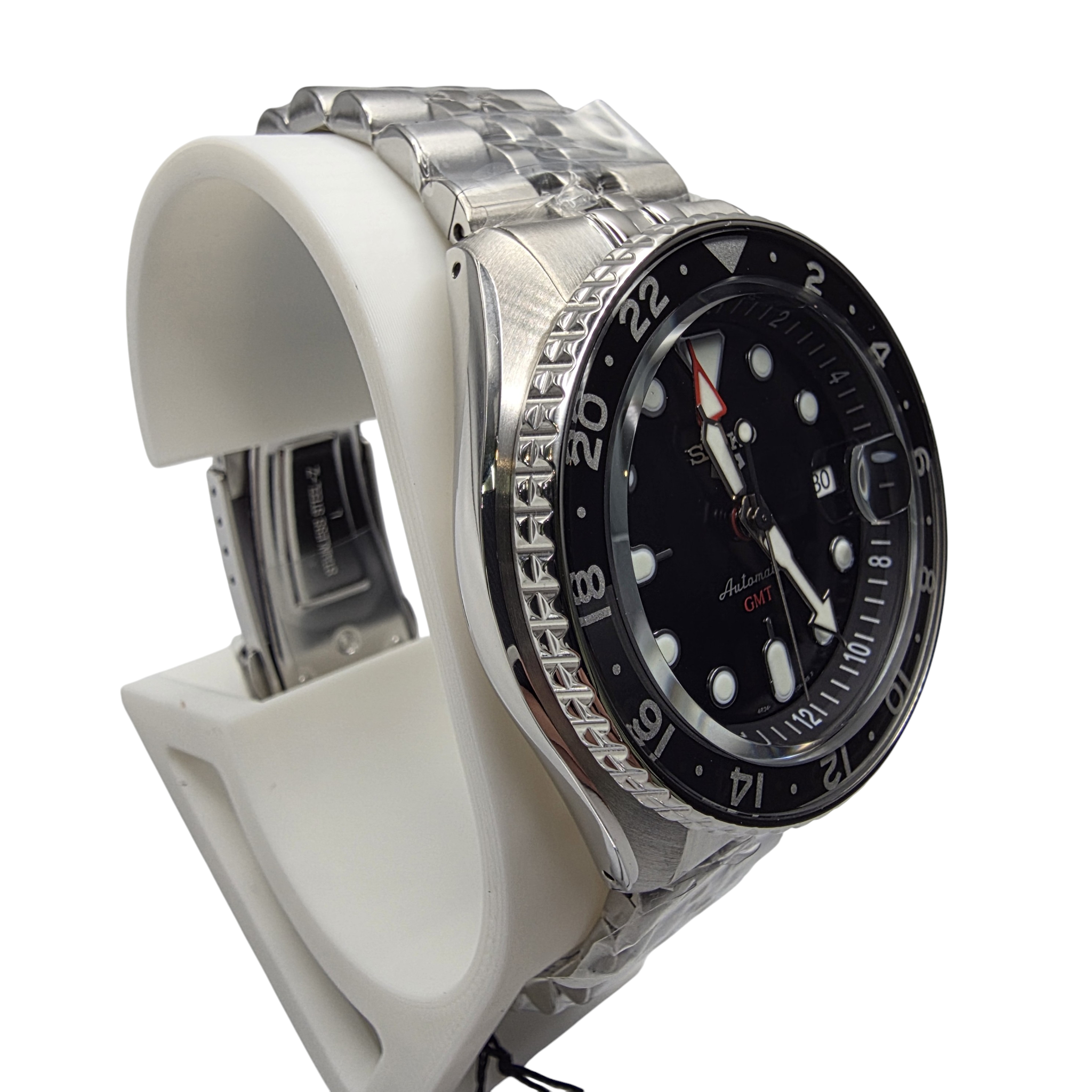 Seiko 5 Five Sports SKX GMT Automatic Watch 100m Black Dial