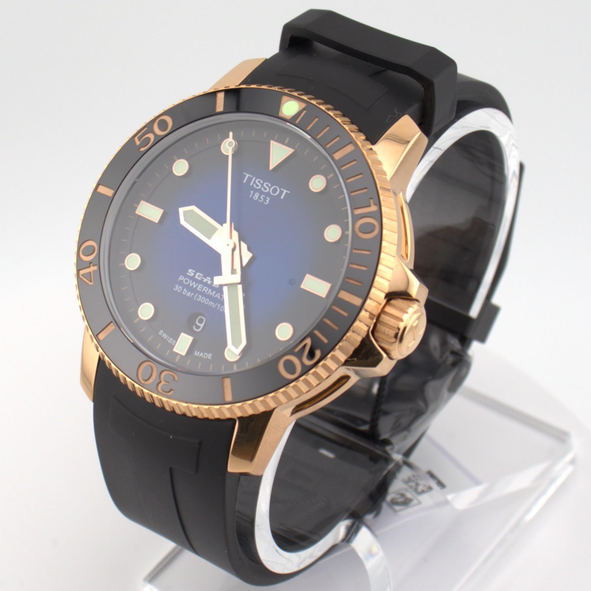 Tissot Seastar 1000 Powermatic 80 - Blue Dial Rose Gold Case T120.407.37.041.00.