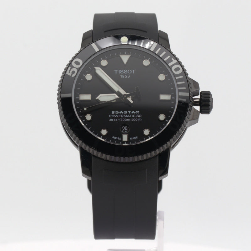 Tissot Seastar 1000 Powermatic 80 Black Dial T120.407.37.051.00