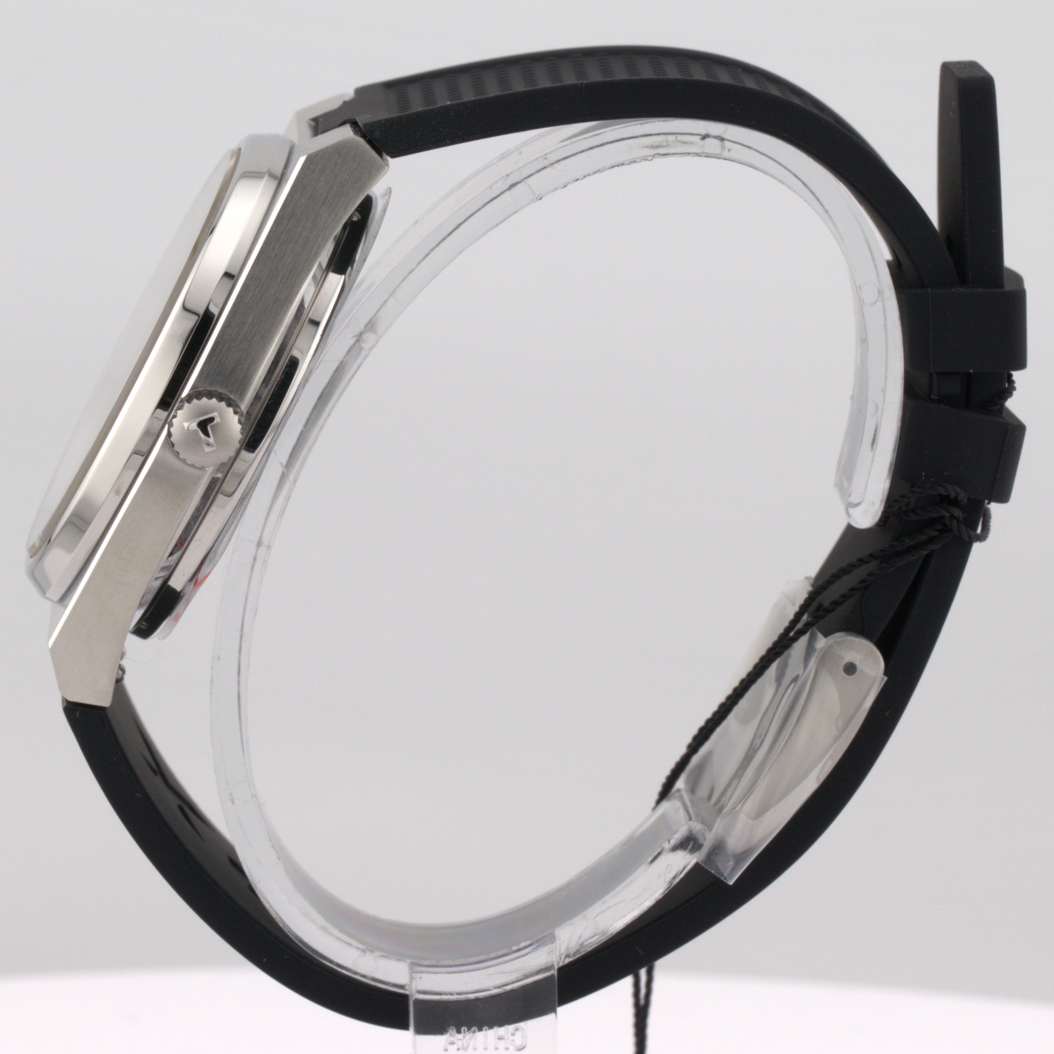 Tissot PRX Powermatic 80 - Black dial black rubber strap watch ( T137.407.17.051.00 ).