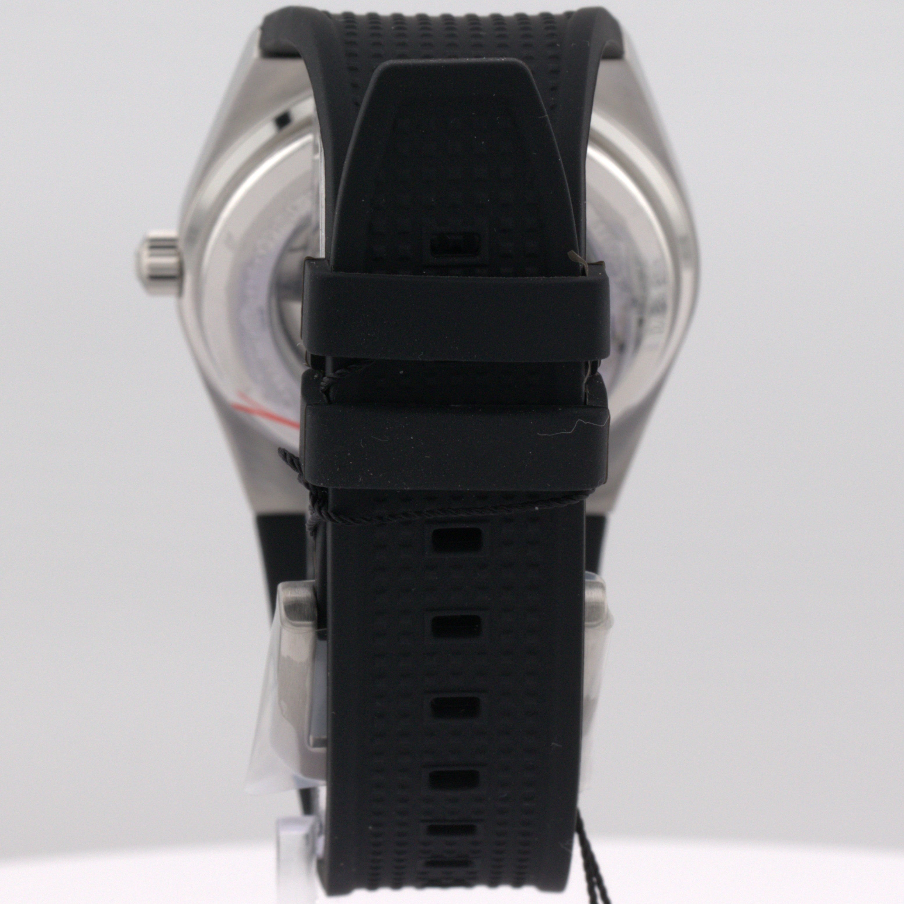 Tissot PRX Powermatic 80 - Black dial black rubber strap watch ( T137.407.17.051.00 ).