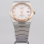 Tissot PRX Powermatic 80 - Silver dial rose accent watch ( T137.407.21.031.00 ).