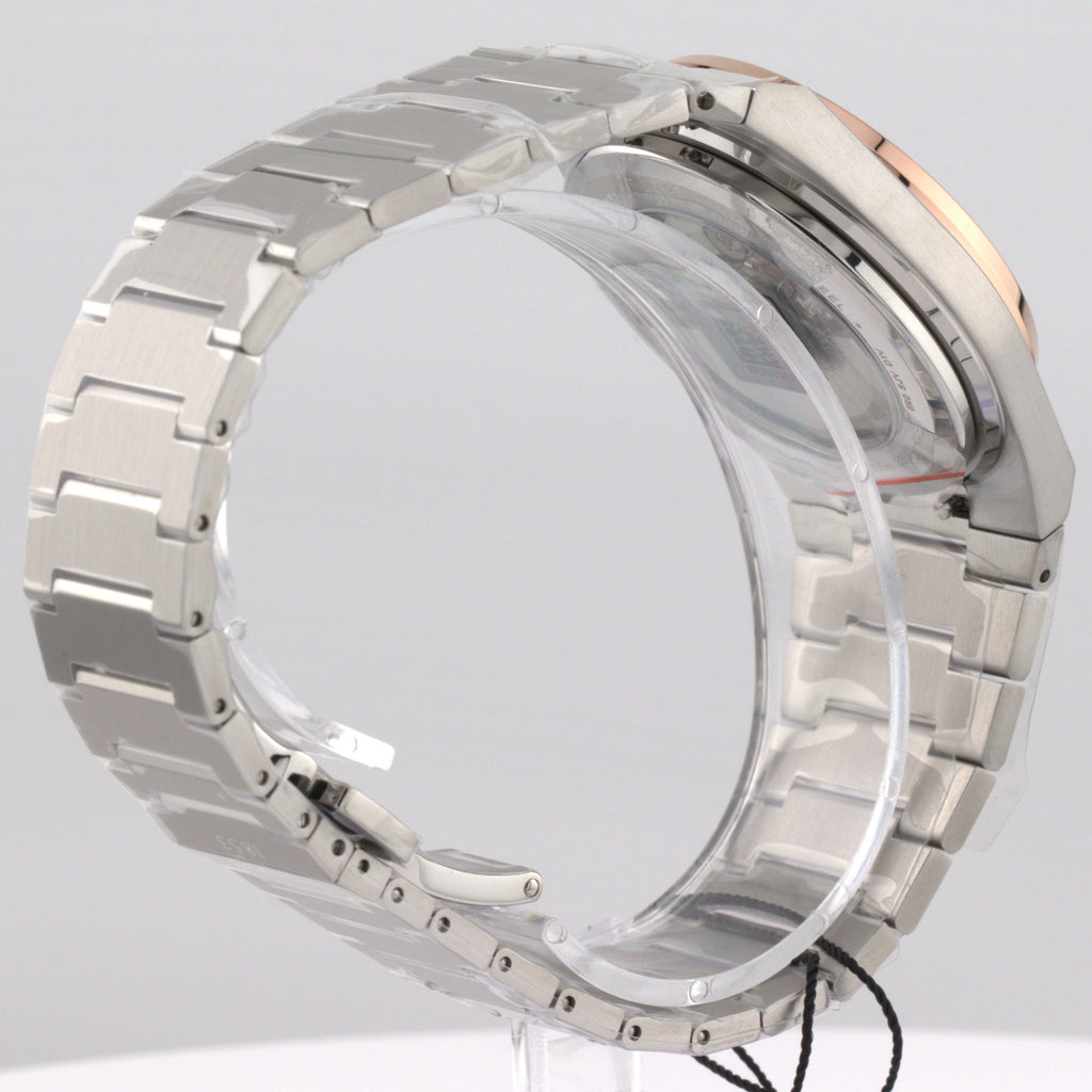 Tissot PRX Powermatic 80 - Silver dial rose accent watch ( T137.407.21.031.00 ).