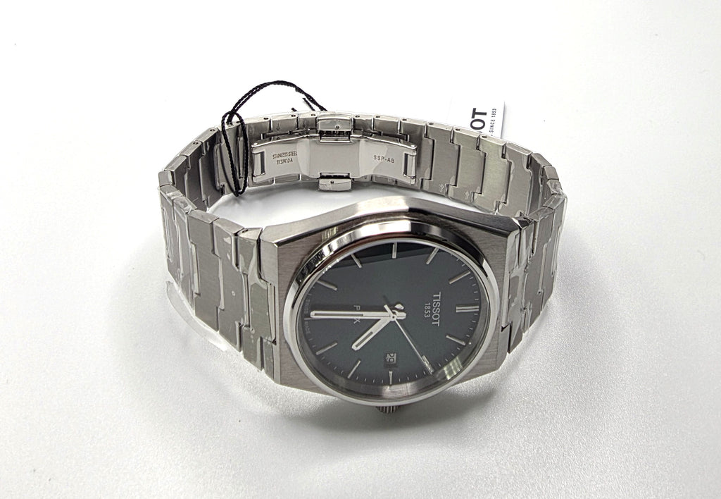 Tissot PRX Green Dial 316L Stainless Steel Men's Quartz Watch T137.410.11.091.00