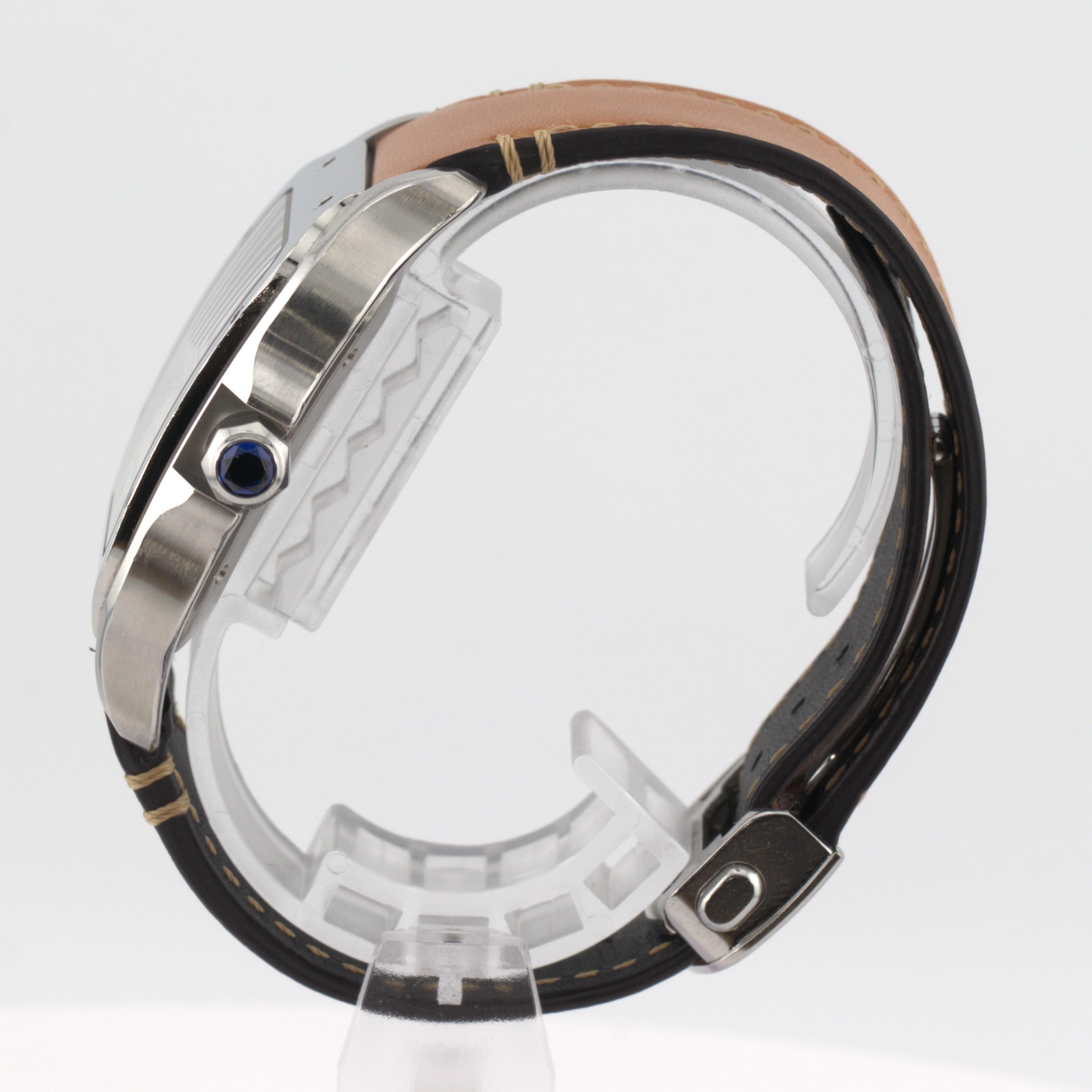 2021 Cartier Santos de Cartier Silver Opaline Dial WSSA0018