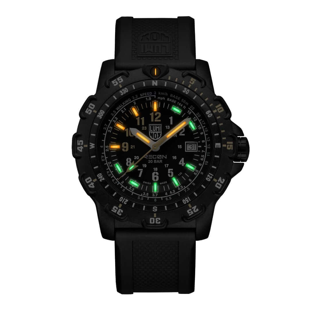 RECON Point Man 8820 Series Heritage wristwatch, outdoor wristwatch for explorers with Luminox Light Technology.