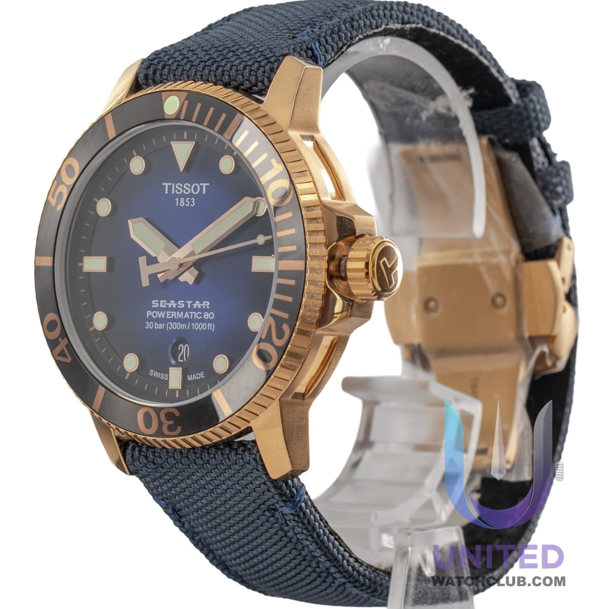 Tissot Seastar 1000 Powermatic 80 Blue Dial 43mm T120.407.37.041.00 — Pre-Owned - Excellent