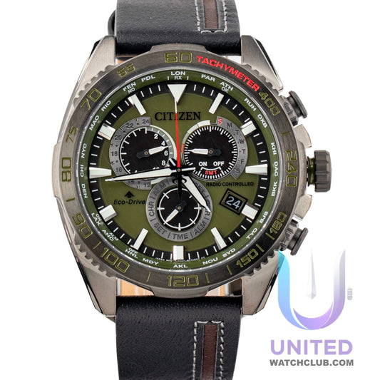 Citizen Promaster Eco-Drive Green Dial 44mm CB5037-17X