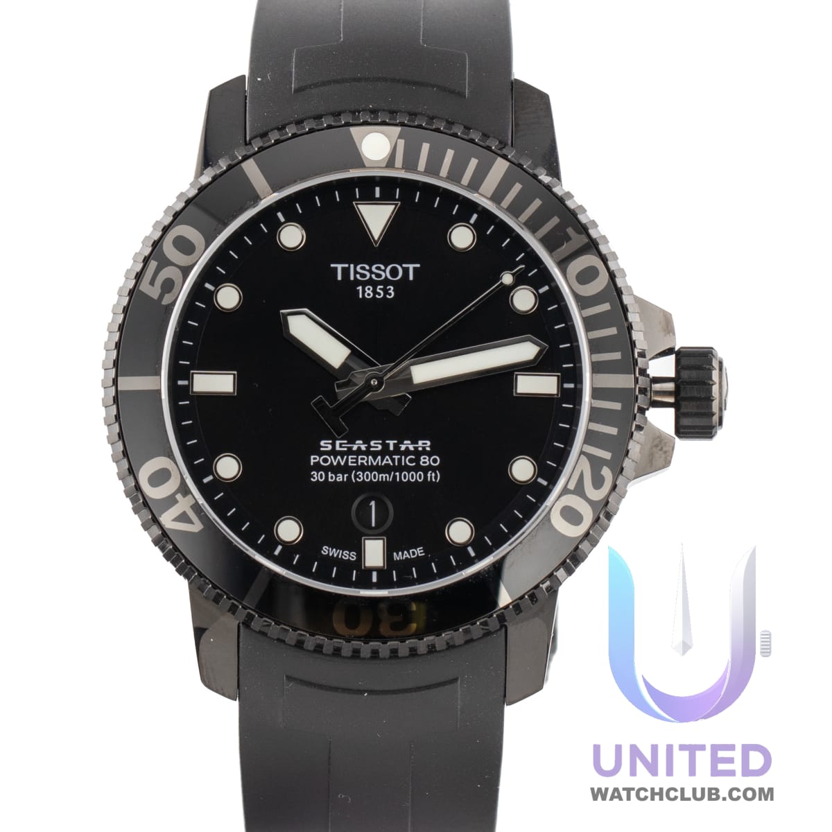 Tissot Seastar 1000 Black Dial 43mm T120.407.37.051.00