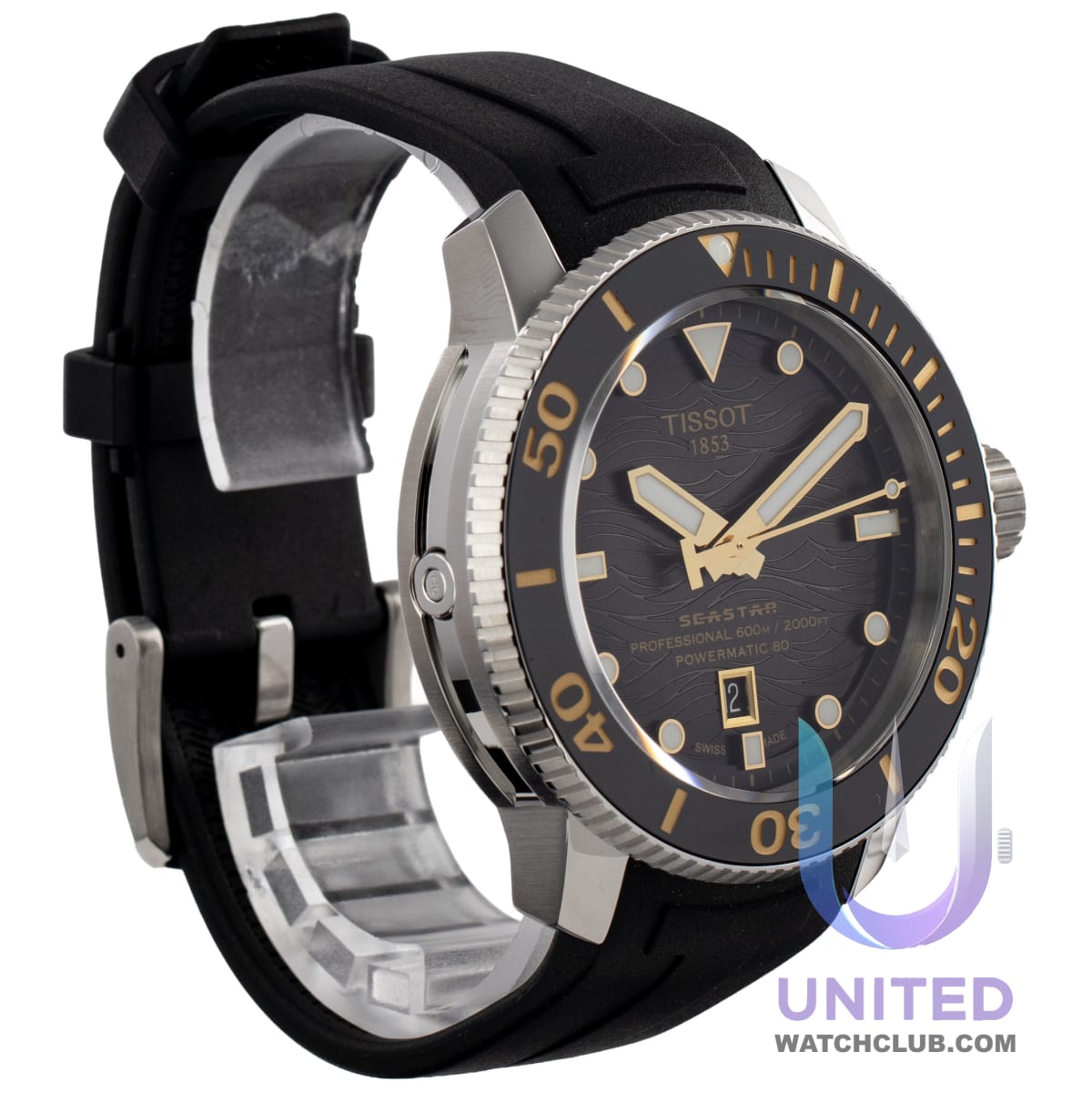 Tissot Seastar 2000 Professional Black Dial 46mm T1206071744101