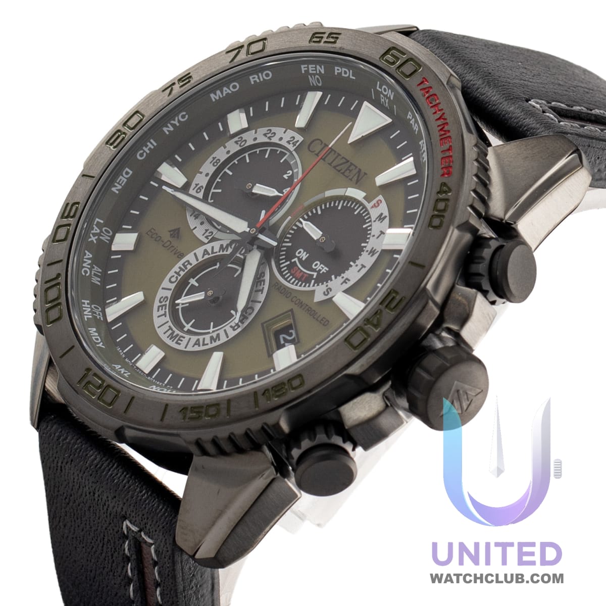 Citizen Promaster Eco-Drive Green Dial 44mm CB5037-17X