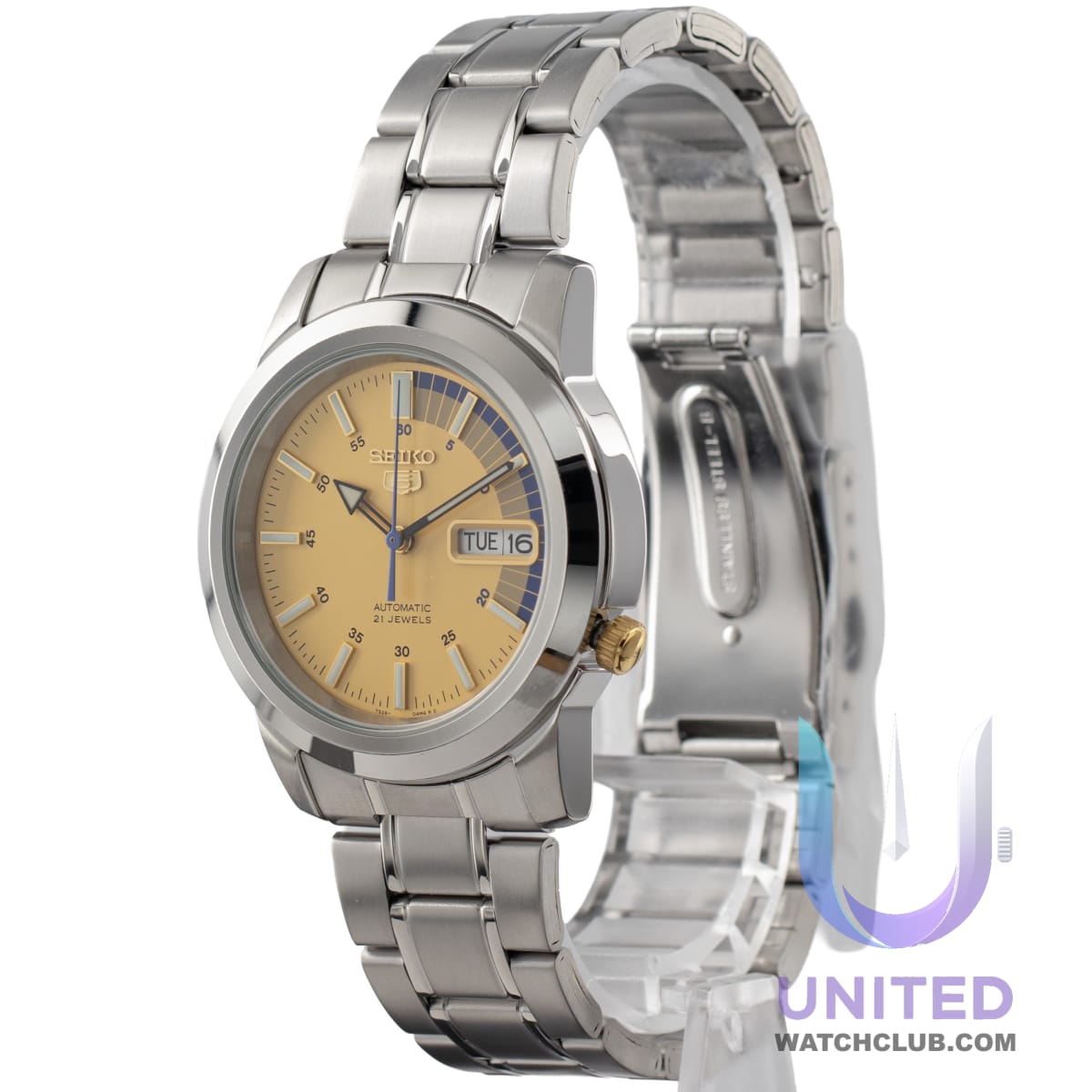 Seiko 5 Automatic Yellow Dial 38mm SNKK29K1