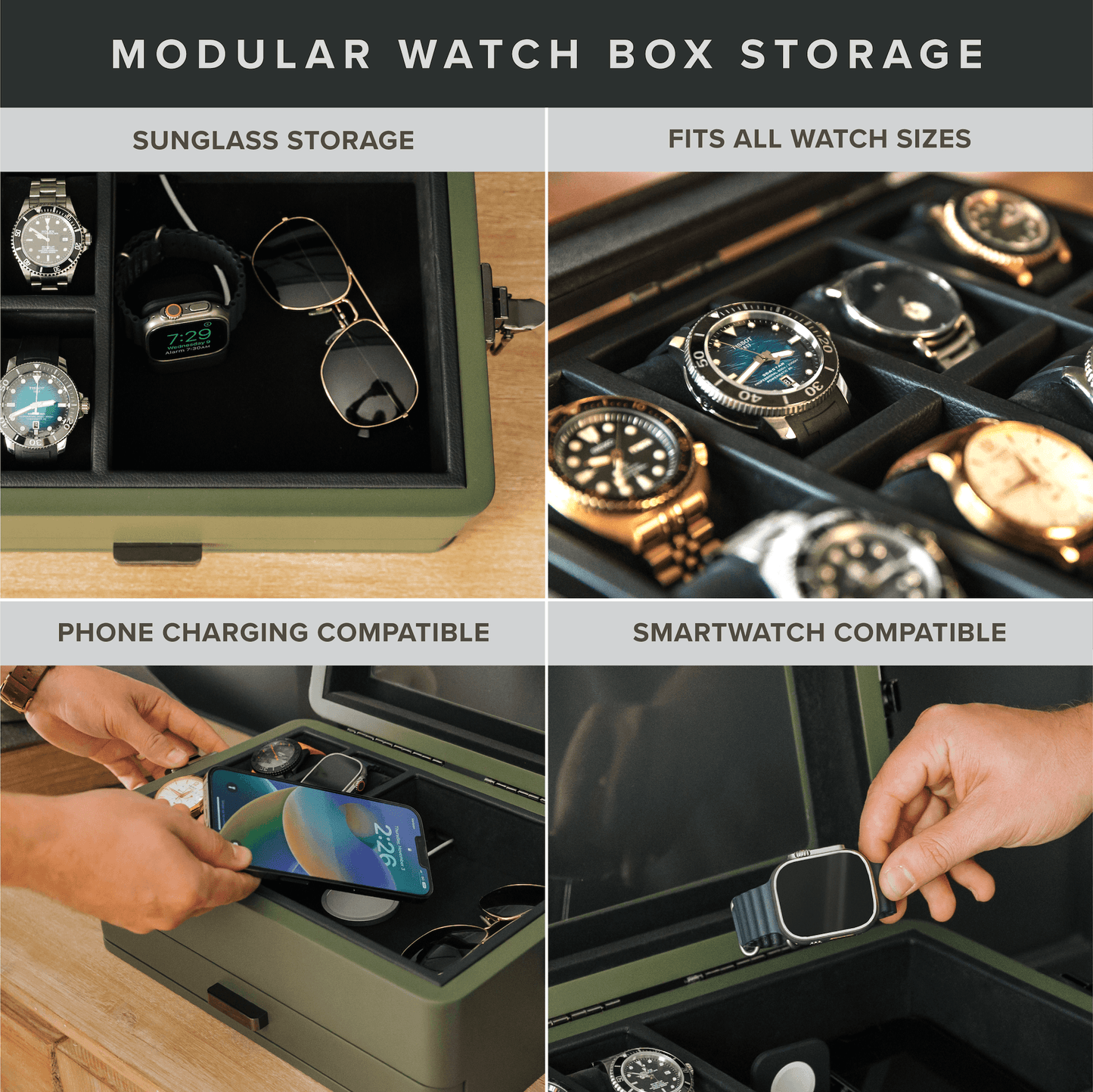 Military Watch Box - 10 Slot