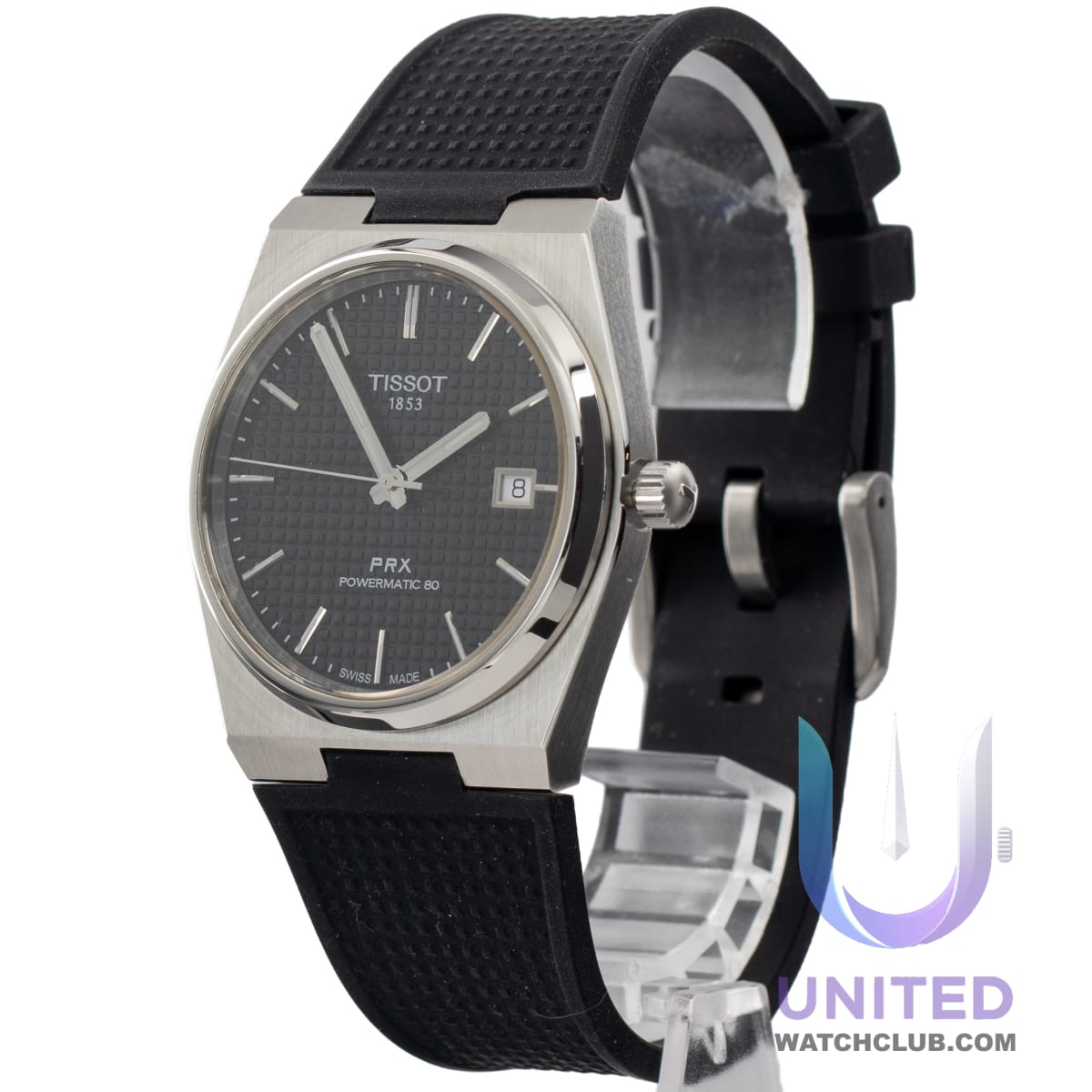 Tissot PRX Powermatic 80 Black Dial T137.407.16.051.00 — Pre-Owned - Excellent