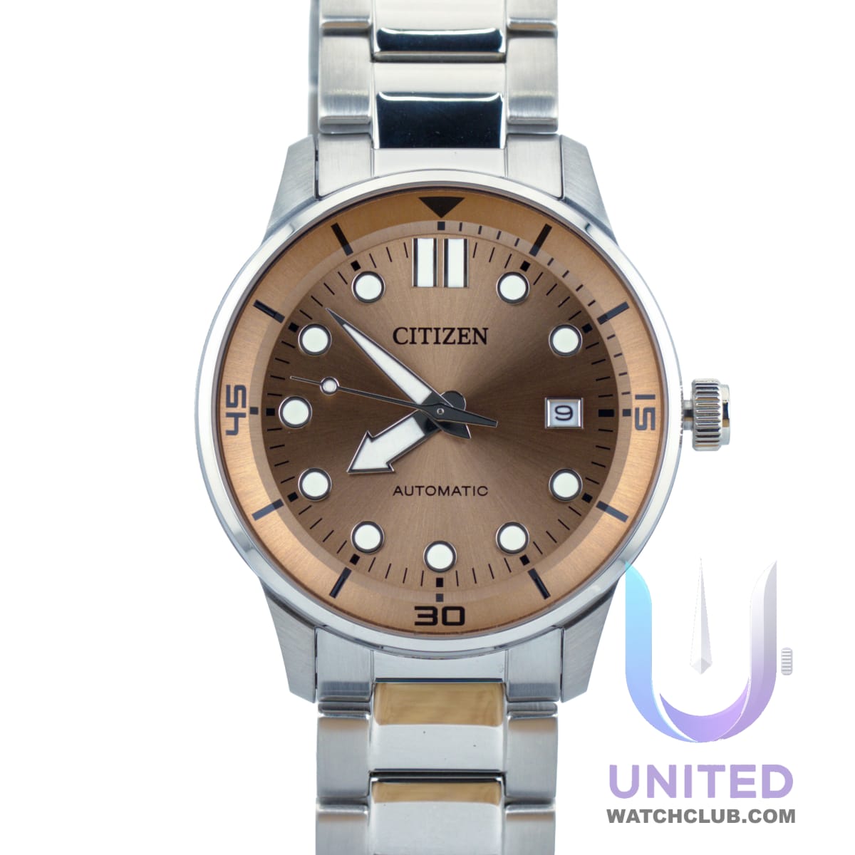 Citizen Automatic Salmon Dial 40mm NJ0191-83X