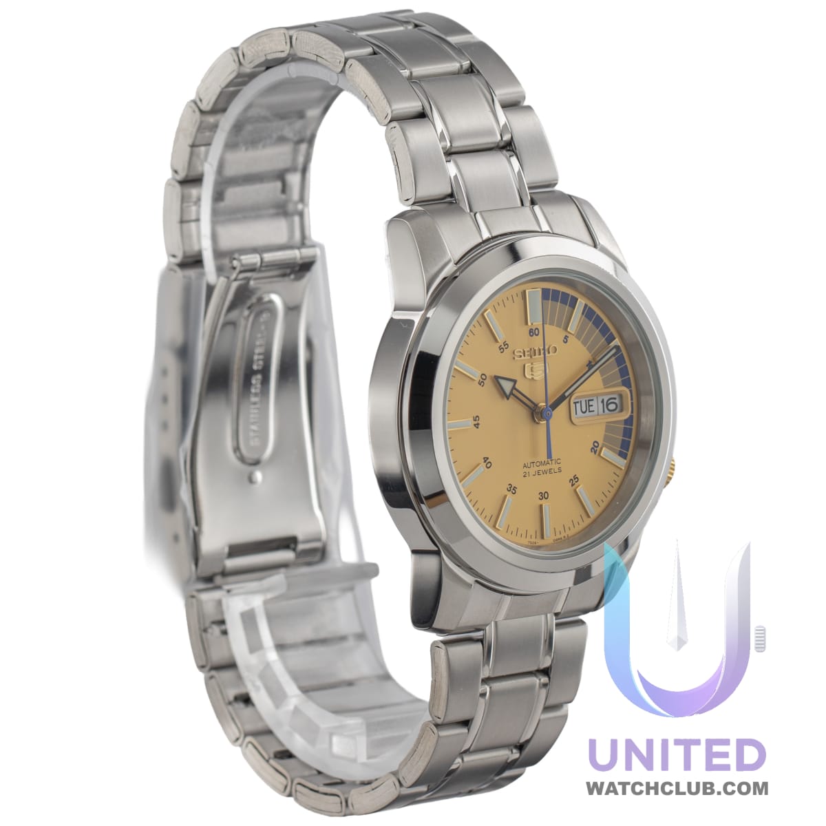 Seiko 5 Automatic Yellow Dial 38mm SNKK29K1