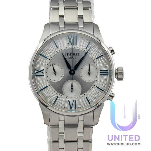 Tissot Chemin des Tourelles Silver Dial 42mm T139.462.11.038.00