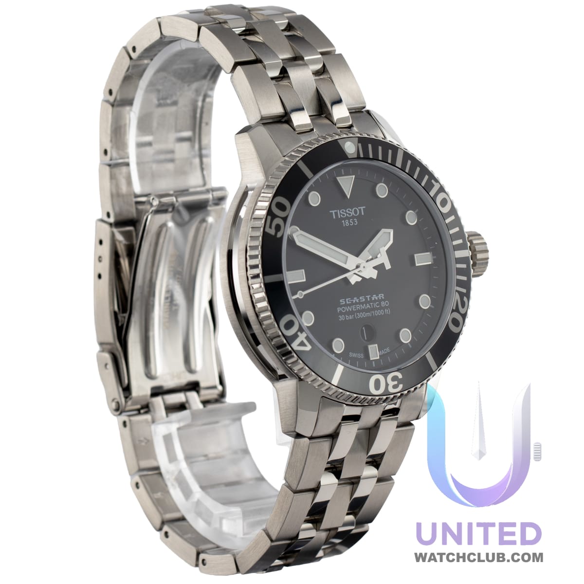Tissot Seastar 1000 Black Dial 43mm T120.407.11.051.00 — Pre-Owned - Excellent