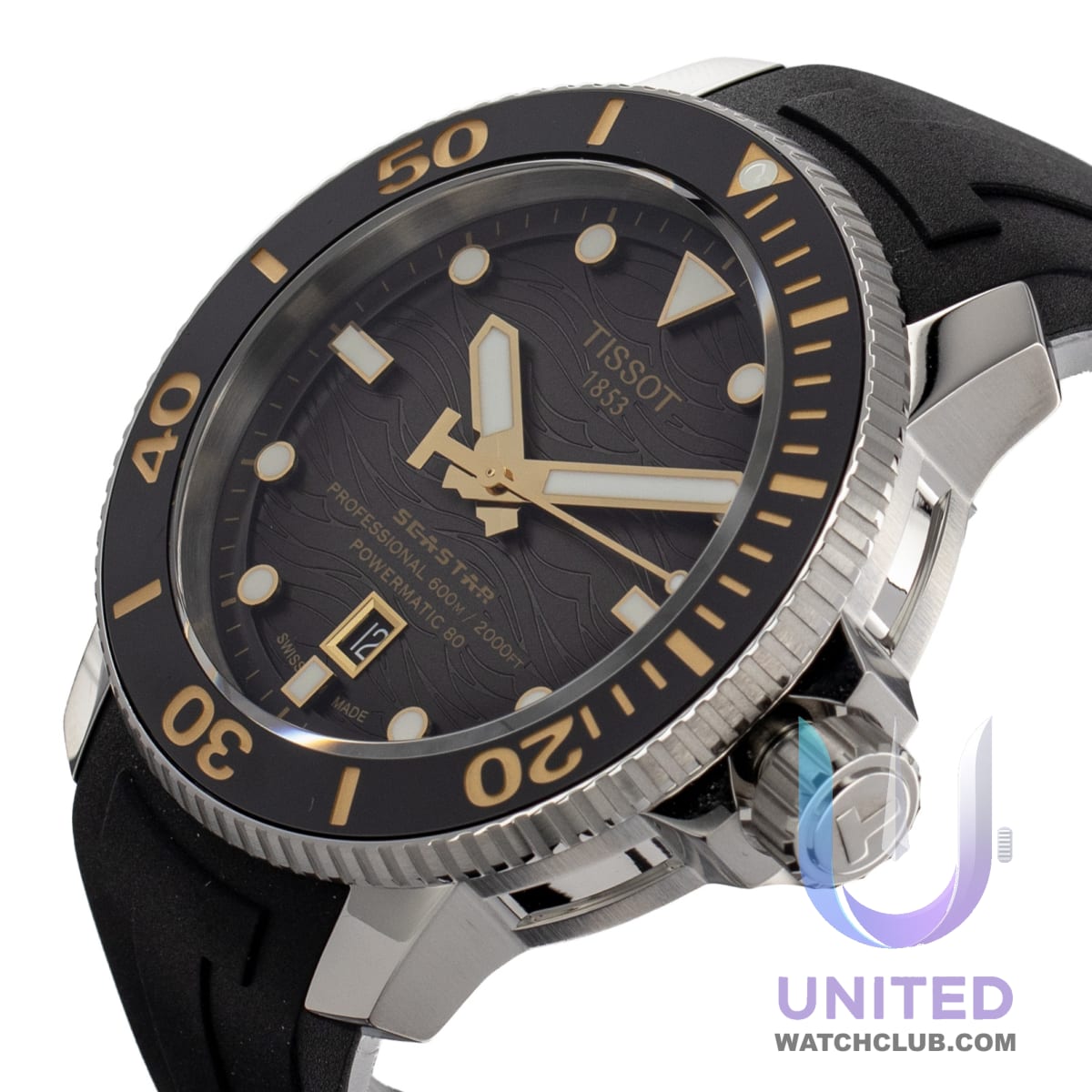 Tissot Seastar 2000 Professional Black Dial 46mm T1206071744101