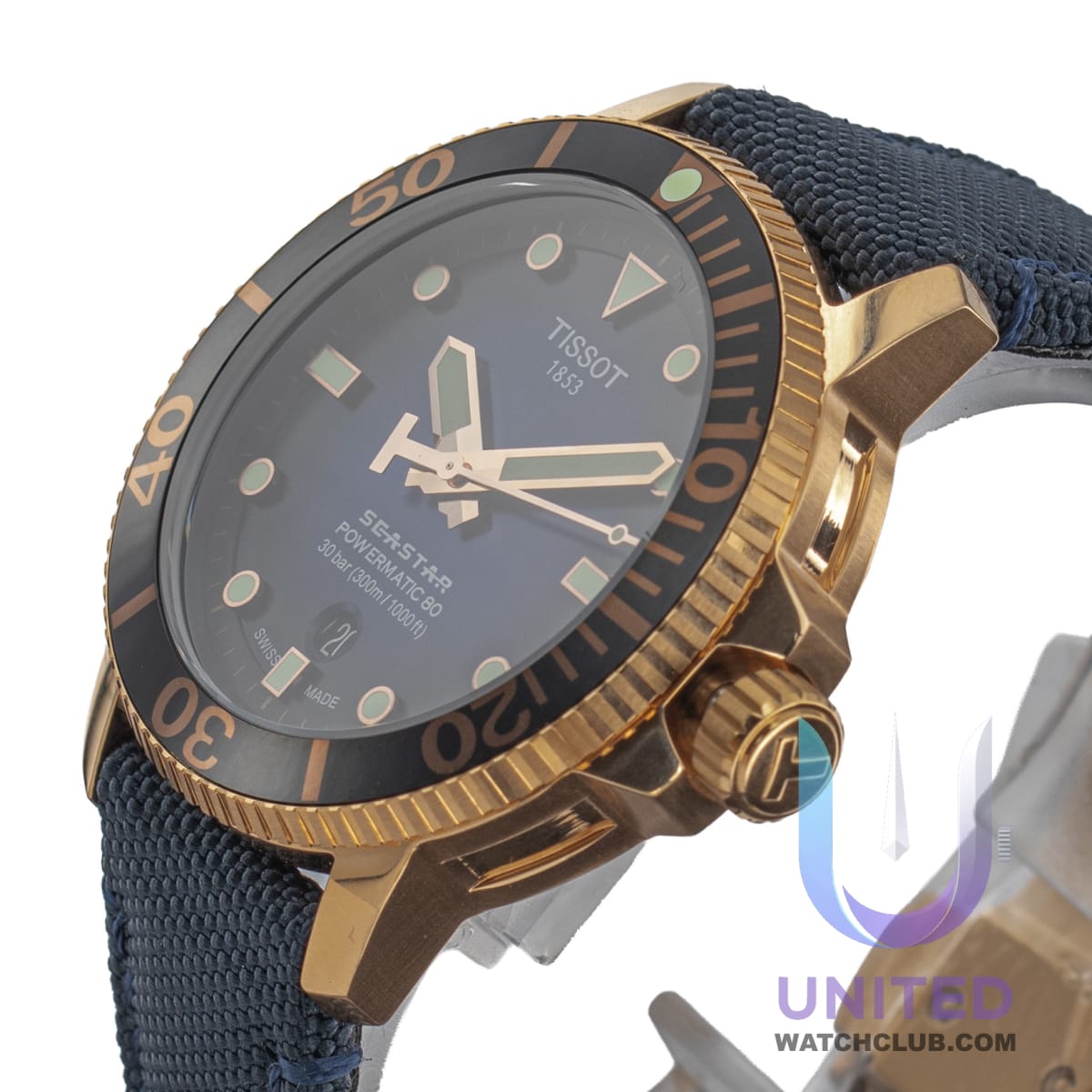 Tissot Seastar 1000 Powermatic 80 Blue Dial 43mm T120.407.37.041.00 — Pre-Owned - Excellent