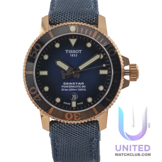 Tissot Seastar 1000 Powermatic 80 Esfera Azul 43mm T120.407.37.041.00 — Seminuevo - Excelente