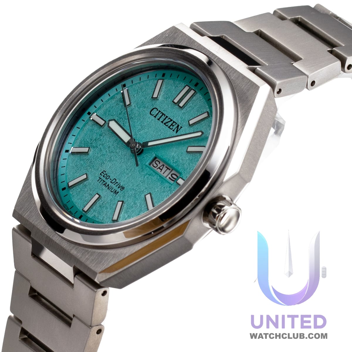 Citizen Zenshin Super Titanium Turquoise Dial 39mm AW0130-85M
