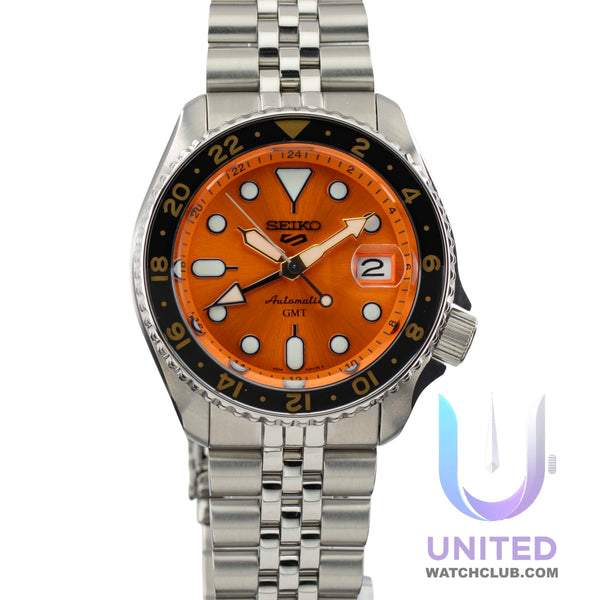 Seiko 5 Sports GMT Orange Dial 42.5mm SSK005K1