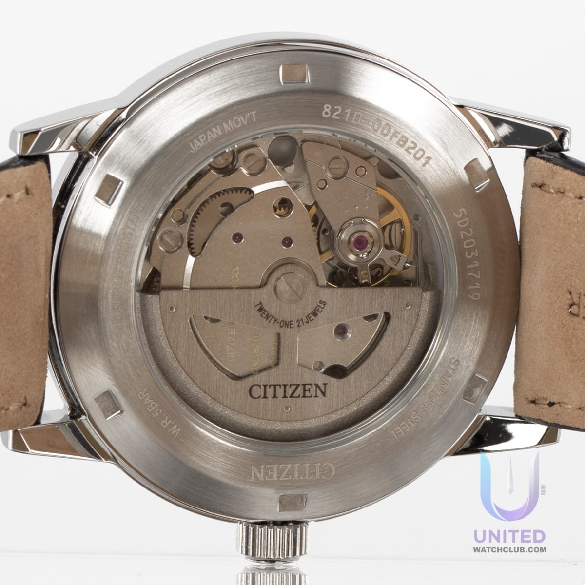 Citizen Automatic Dress Watch Black Dial 40mm NJ0210-05E