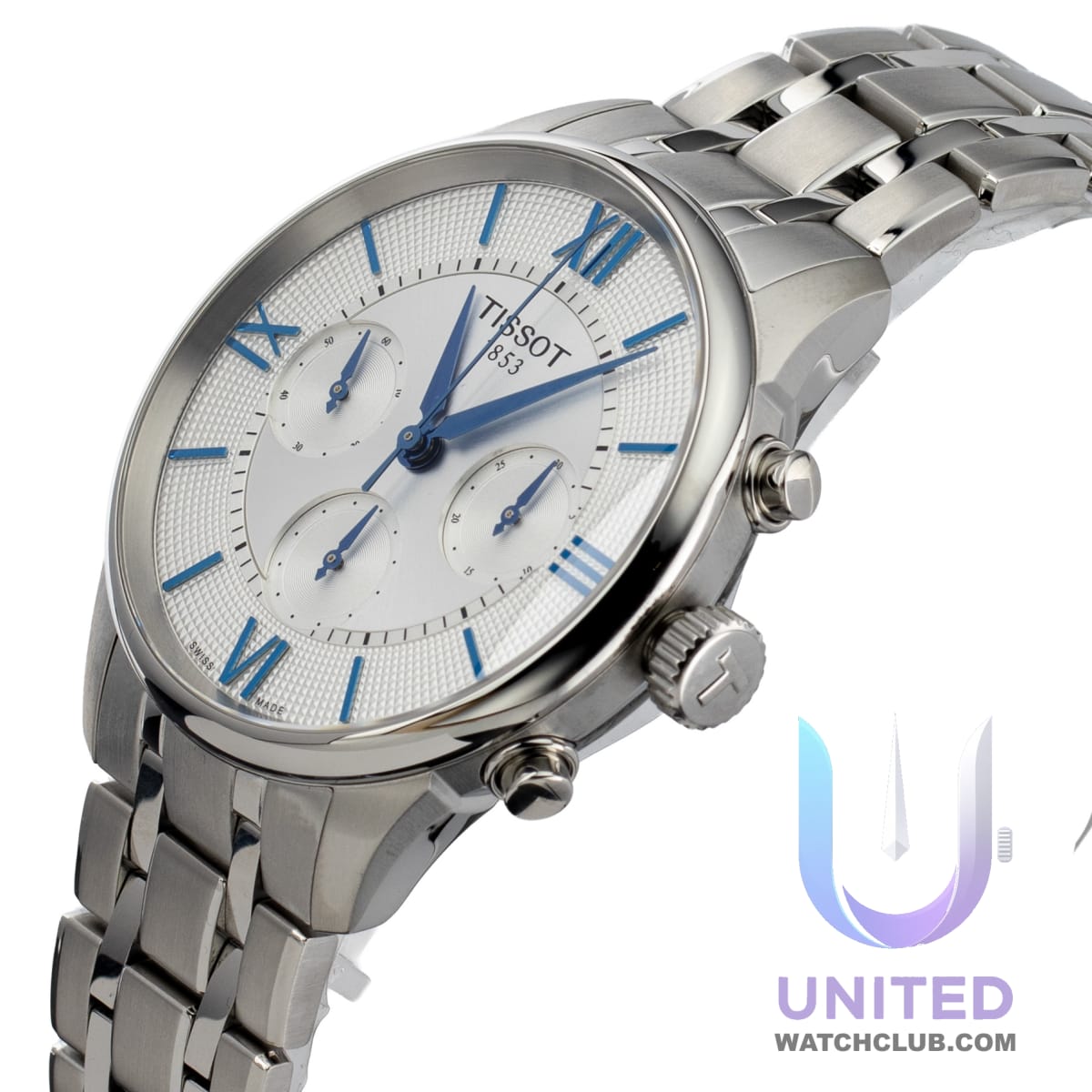 Tissot Chemin des Tourelles Esfera Plateada 42mm T139.462.11.038.00