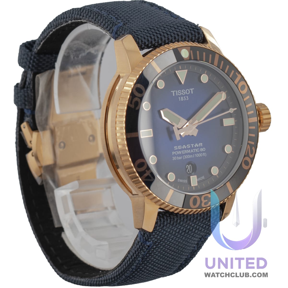 Tissot Seastar 1000 Powermatic 80 Blue Dial 43mm T120.407.37.041.00 — Pre-Owned - Excellent