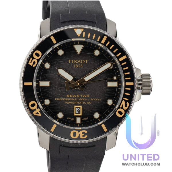 Tissot Seastar 2000 Professional Black Dial 46mm T1206071744101