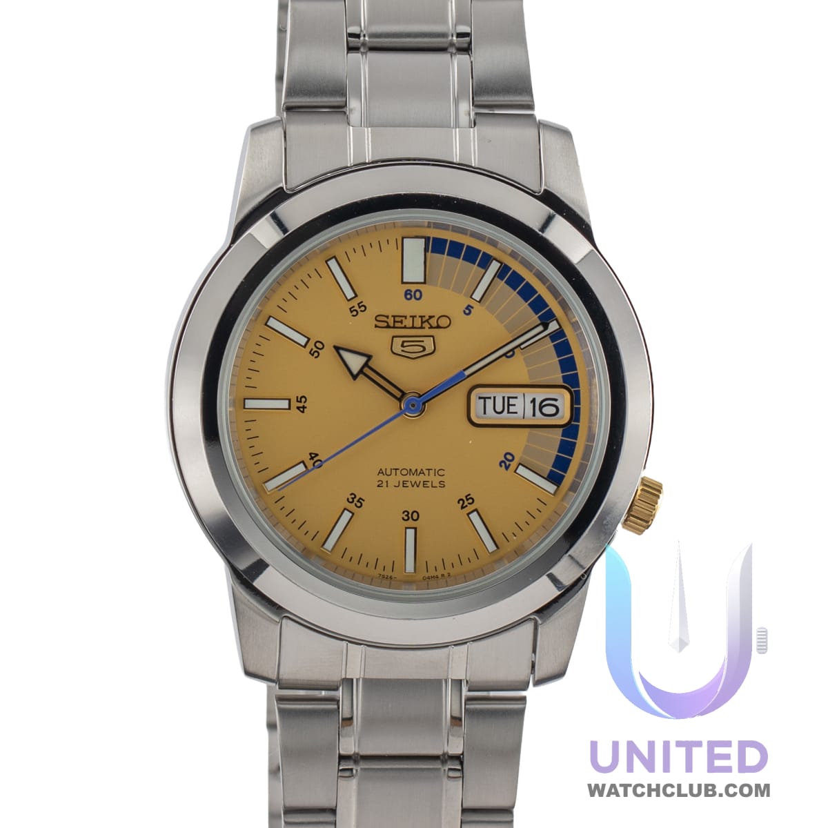 Seiko 5 Automatic Yellow Dial 38mm SNKK29K1