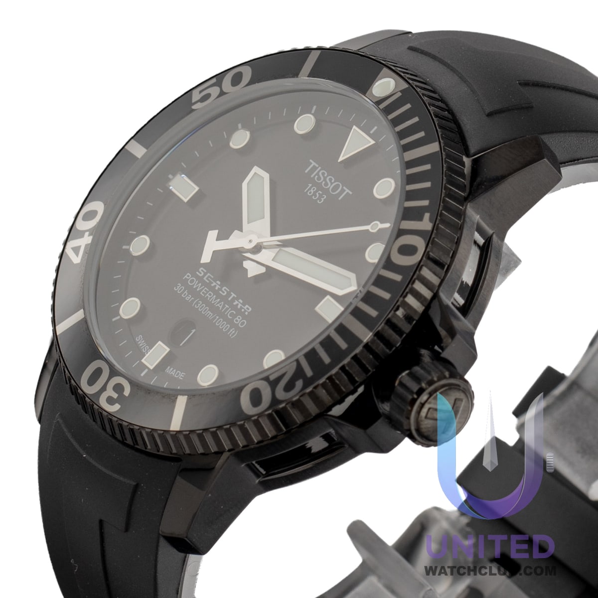 Tissot Seastar 1000 Black Dial 43mm T120.407.37.051.00