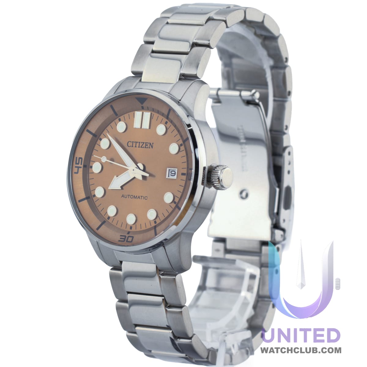 Citizen Automatic Salmon Dial 40mm NJ0191-83X