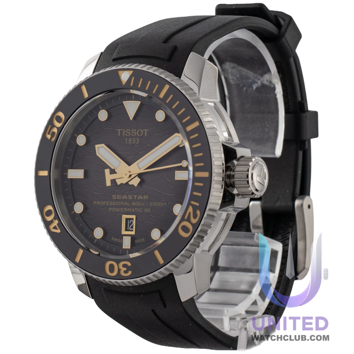 Tissot Seastar 2000 Professional Black Dial 46mm T1206071744101